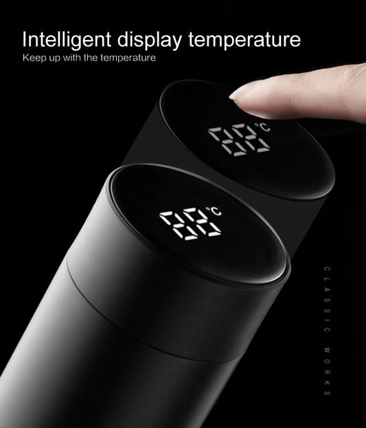 500ML Thermos Vacuum Flasks Temperature Display 304 Stainless